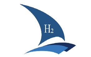 Eco-efficient multi-fuel drive system with a hydrogen cell in a catamaran