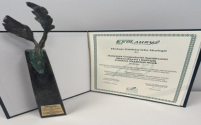 Ekolaur Polskiej Izby Ekologii 2023 dla Instytutu Gospodarki Surowcami Mineralnymi i Energią PAN