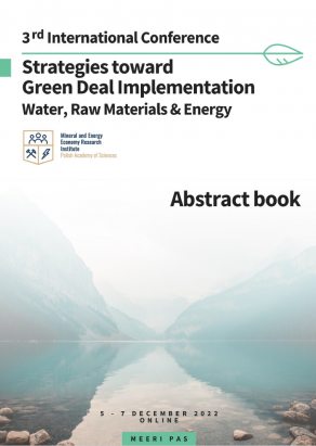 3rd International Conference. Strategies toward Green Deal Implementation. Water, Raw Materials & Energy. 5 – 7 December 2022